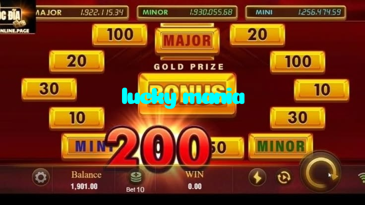 lucky mania casino presented on mobile device in Pakistan with slots and live games