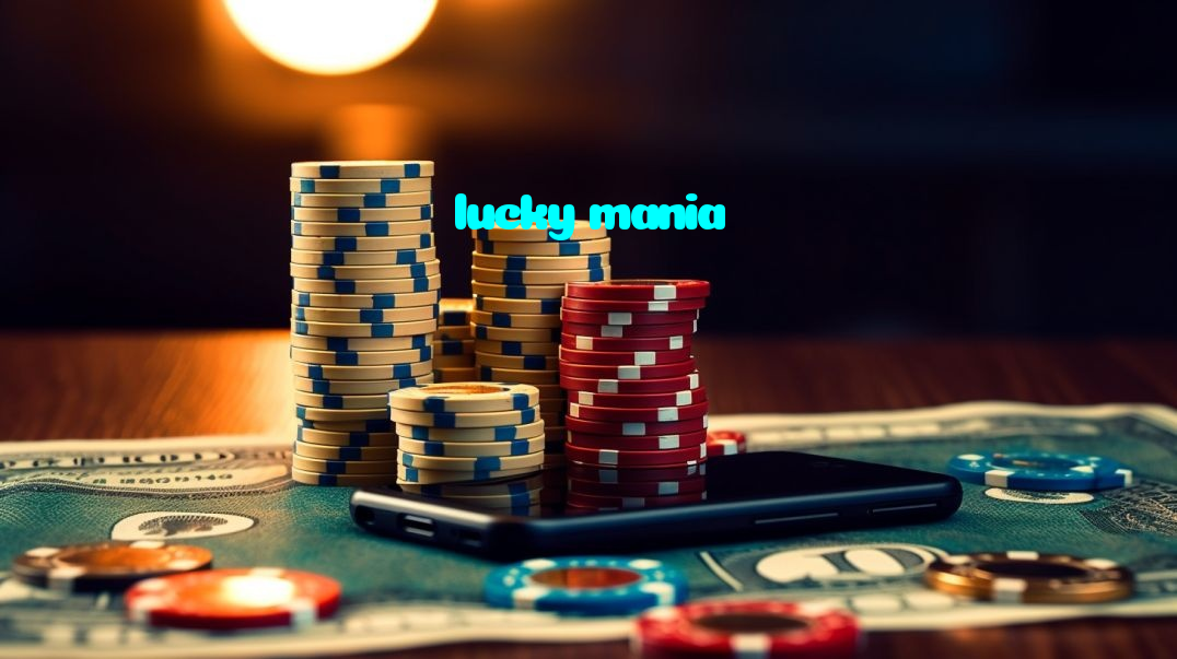 lucky mania casino presented on mobile device in Pakistan with slots and live games